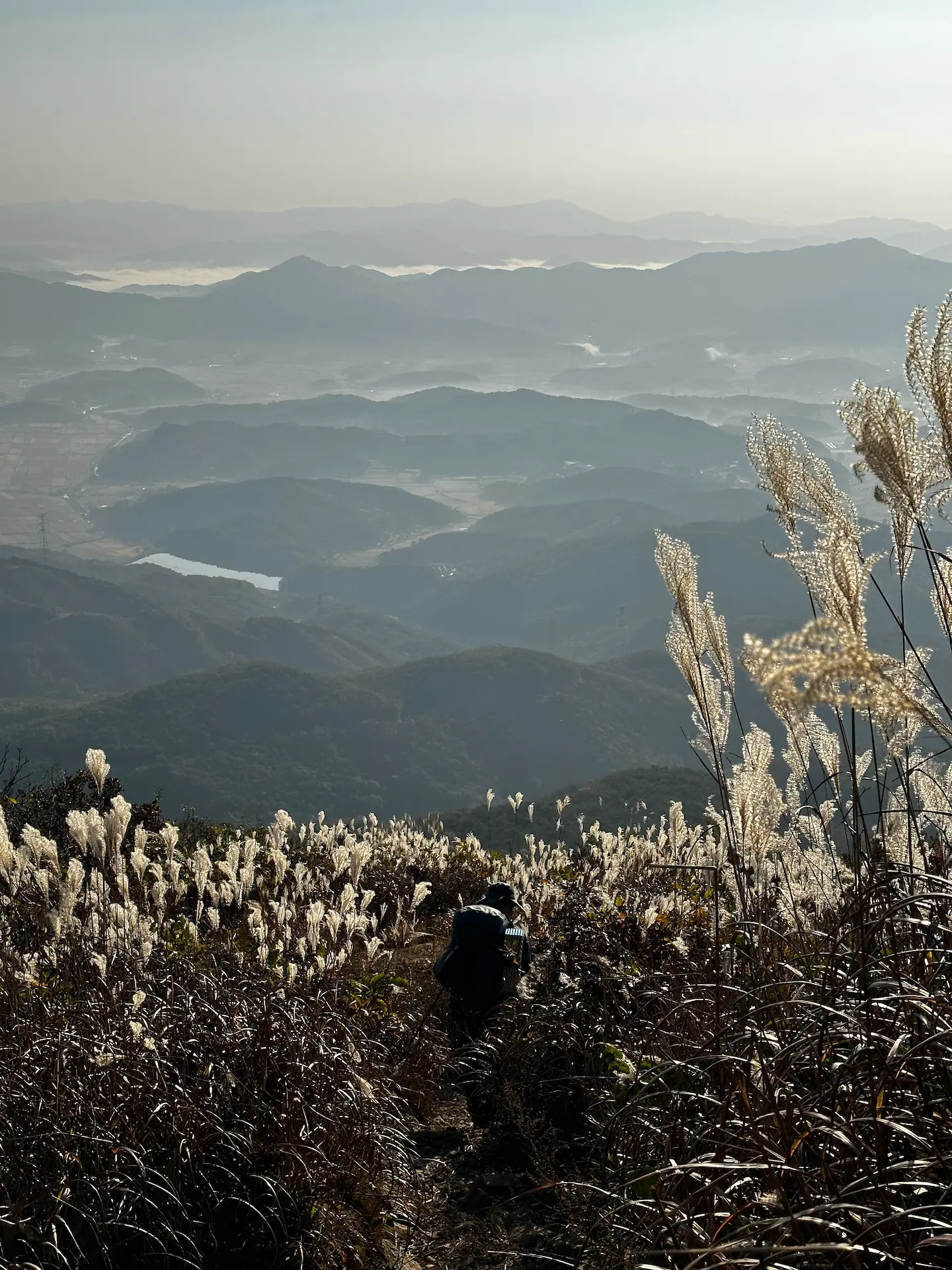 하산 시작